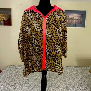 Cheetah Print Blouse